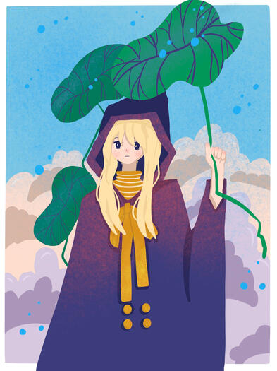 Witch under the Lily Pad